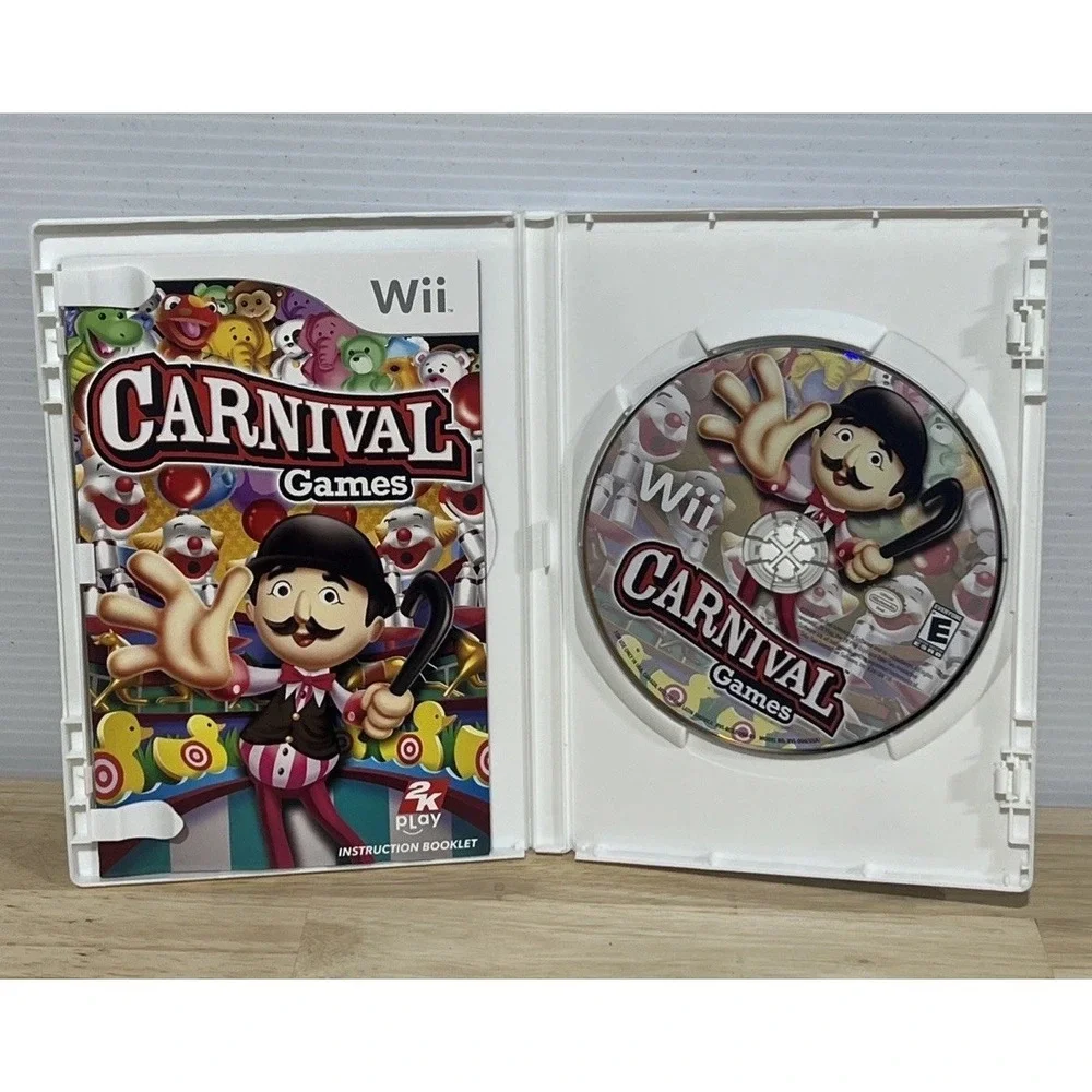 Carnival Games Nintendo Wii Complete with Manual Tested